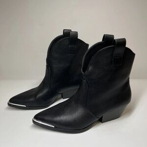 Universal Thread Henley Ankle Western Boots Black Size 9